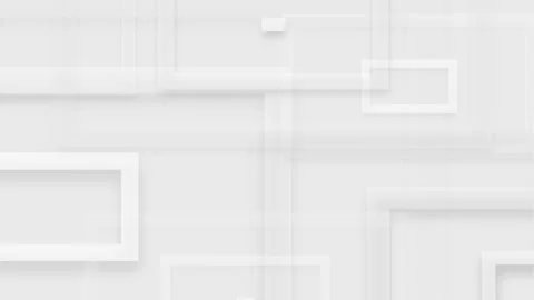 A white background with squares and lines on it Stock Footage 266288121