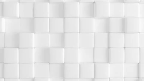 White background texture with geometric shapes. 3d illustration, 3d rendering Stockillustratie