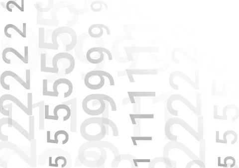 On a white background there are columns with numbers. Stock Illustration