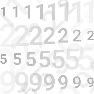 On a white background there are lines with numbers. Stock Illustration