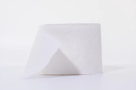 White background of tissue paper Stock Photos