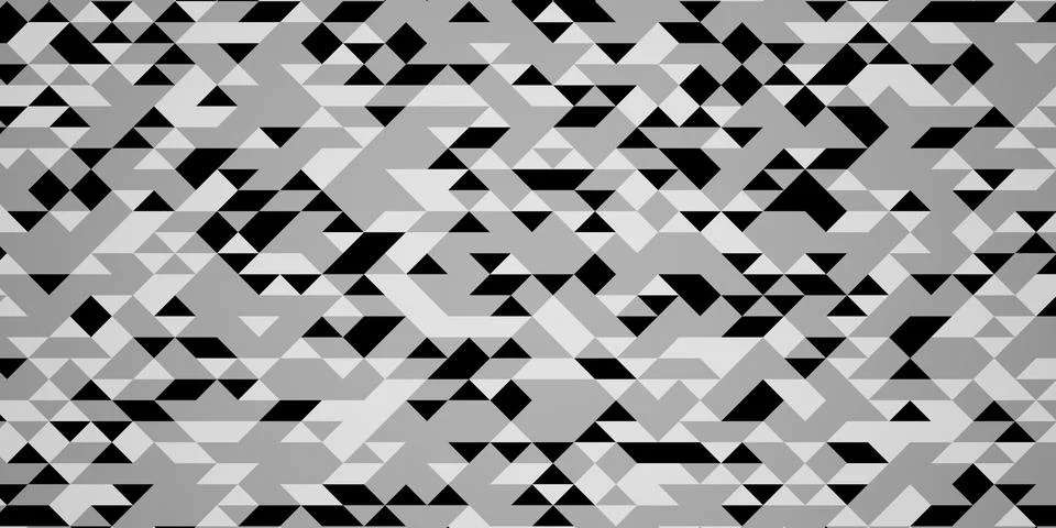 White background with triangle pattern Monotone triangle pattern background 3 Stock Illustration
