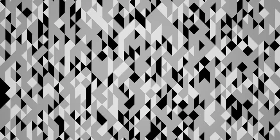 White background with triangle pattern Monotone triangle pattern background 3 Stockillustratie