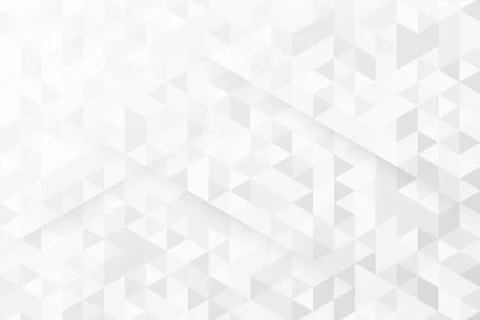 White background with triangle patterns Stock Illustration