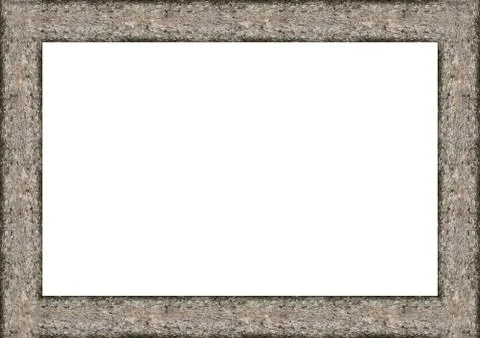 White Background with Wooden Borders Stock Illustration