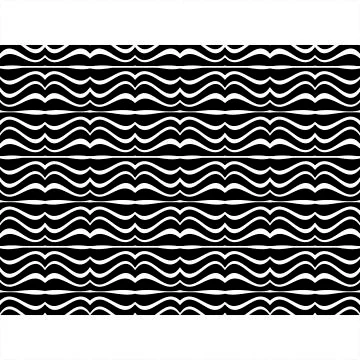 White Background with Zebra Borders Pattern Illustrazione stock