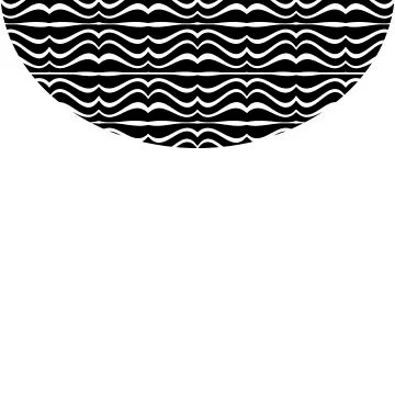 White Background with Zebra Borders Pattern Illustrazione stock