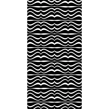 White Background with Zebra Borders Pattern Stock Illustration