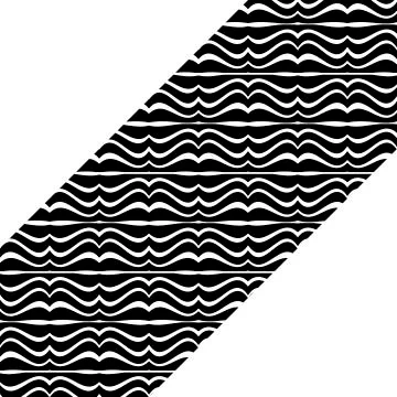 White Background with Zebra Borders Pattern Illustrazione stock