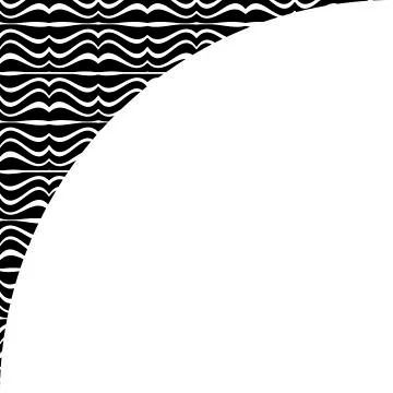 White Background with Zebra Borders Pattern Stock Illustration