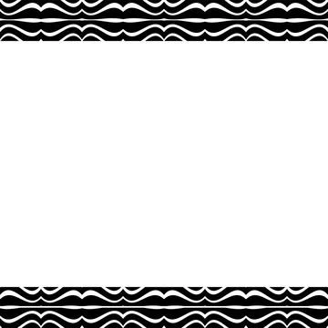 White Background with Zebra Borders Pattern White background with black an... Stock Photos