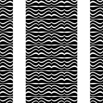 White Background with Zebra Borders Pattern White background with black an... Stock Photos