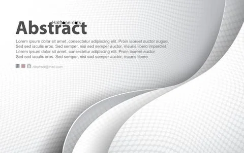 White Background.Creative design Smooth gray line modern high-tech for  card, Stock-Illustration