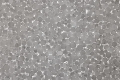 White backlit styrofoam texture and full-frame flat surface background Foto stock