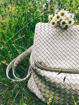 White backpack Stock Photos