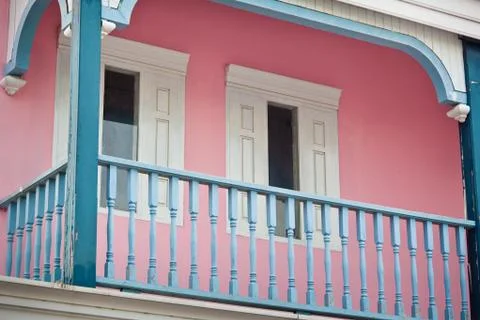 White balcony Stock Photos