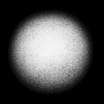 White ball in black イラスト素材