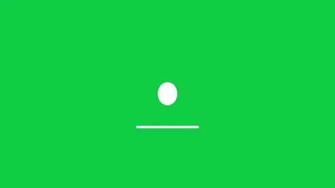 White ball bouncing with squash and stretch loading animation Vidéo 348279826