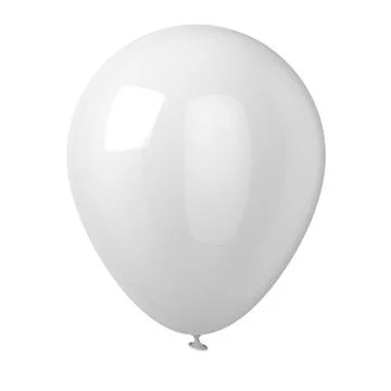 White balloon Stock Illustration