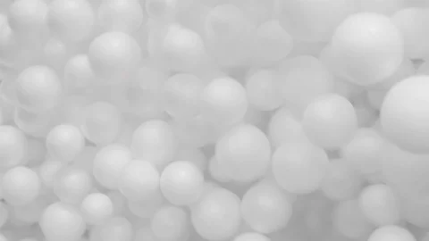 White balls background. Video stock 126704330