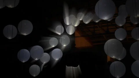 White balls Stock Footage 4280906