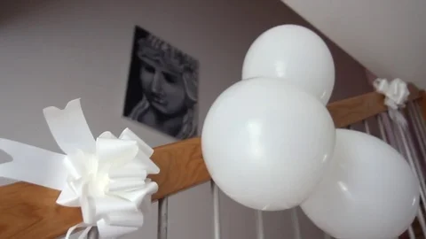 White balls HD Stock Footage 83938577