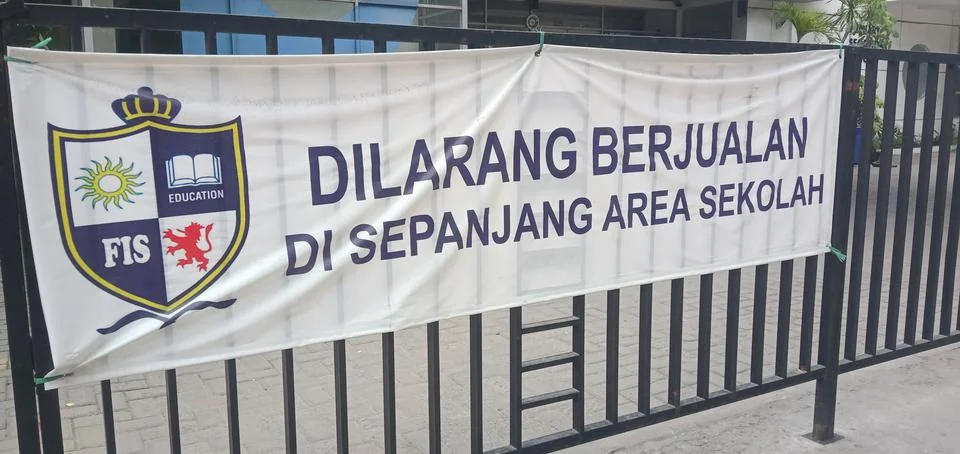 White Banner Stock Photos