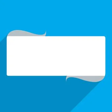 White banners . Stock Illustration