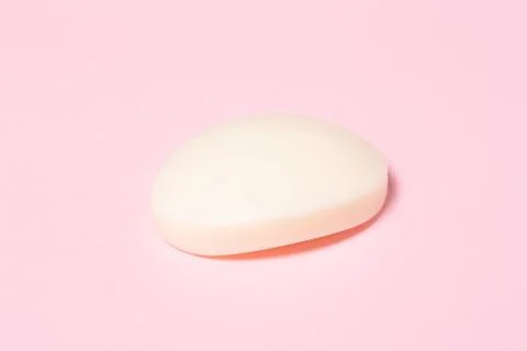 White bar of soap. Stock Photos