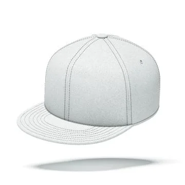 White Baseball Hat イラスト素材