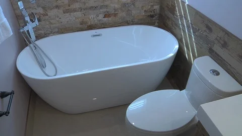 White Bathroom Stock Footage 111494826