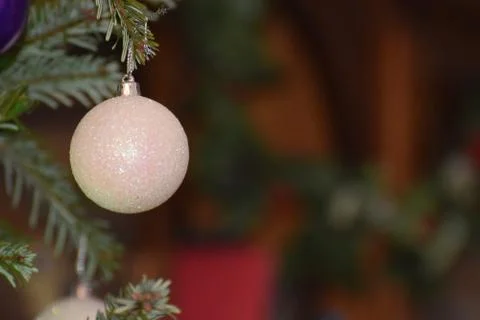 White Bauble Stock Photos