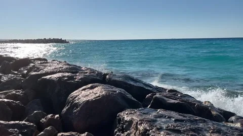 White Beach  Stock Footage 340236803