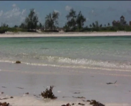 White Beach Kenya Stock Footage 549651