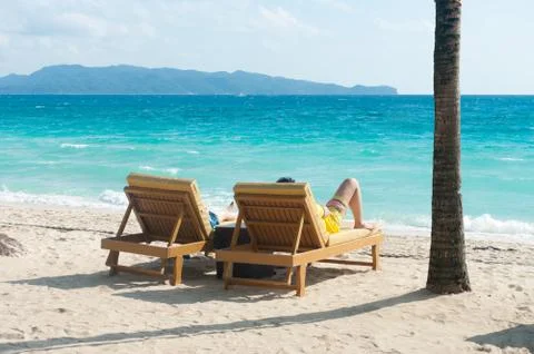 White beach Stock Photos