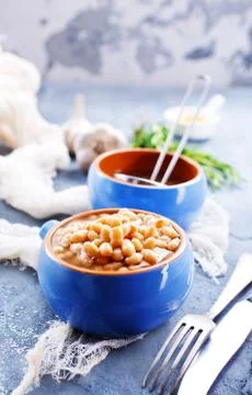 White bean Stock Photos