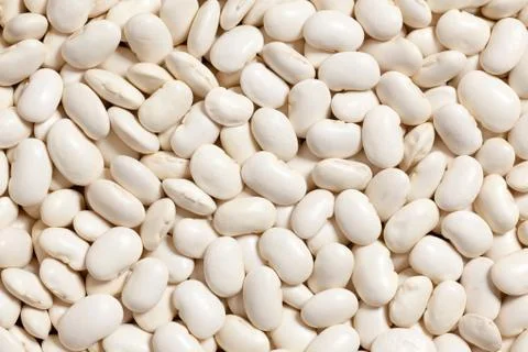 White beans background Foto stock