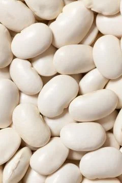 White beans background Stock Photos