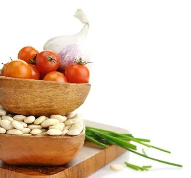 White beans Stock Photos