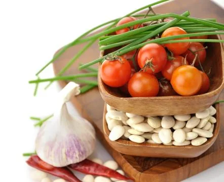 White beans Stock Photos