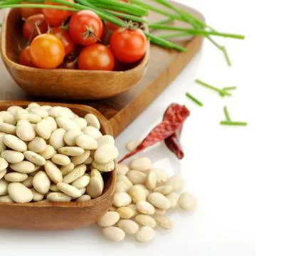 White beans Stock Photos