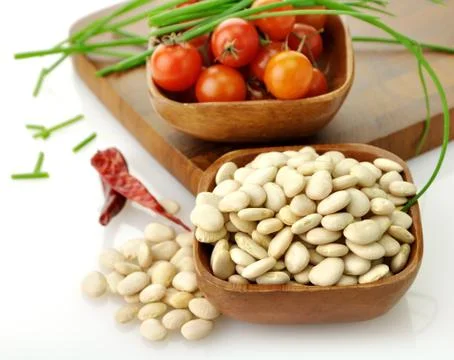 White beans Stock Photos
