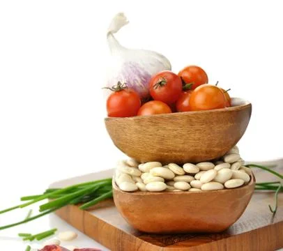 White beans Stock Photos
