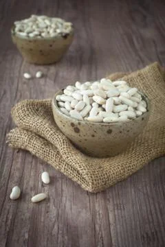 White beans Stock Photos