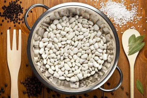White beans Stock Photos