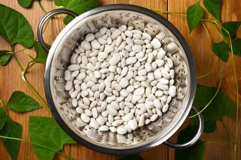 White beans Stock Photos