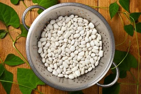 White beans Stock Photos