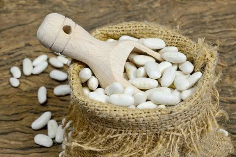White beans Stock Photos