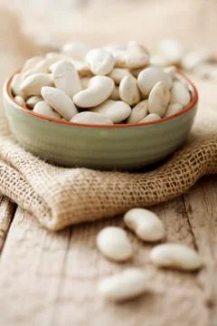 White beans Stock Photos