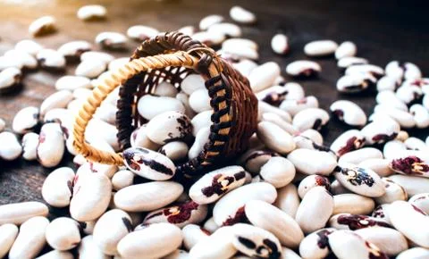 White beans Stock Photos